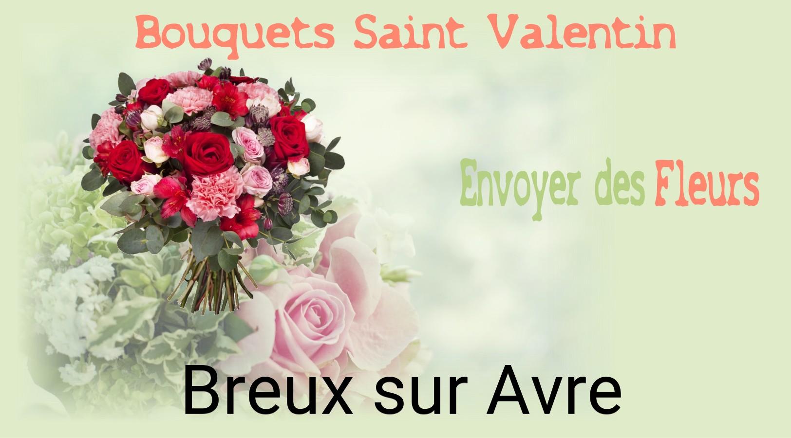 Roses de Saint-Valentin livrées à Breux-sur-Avre